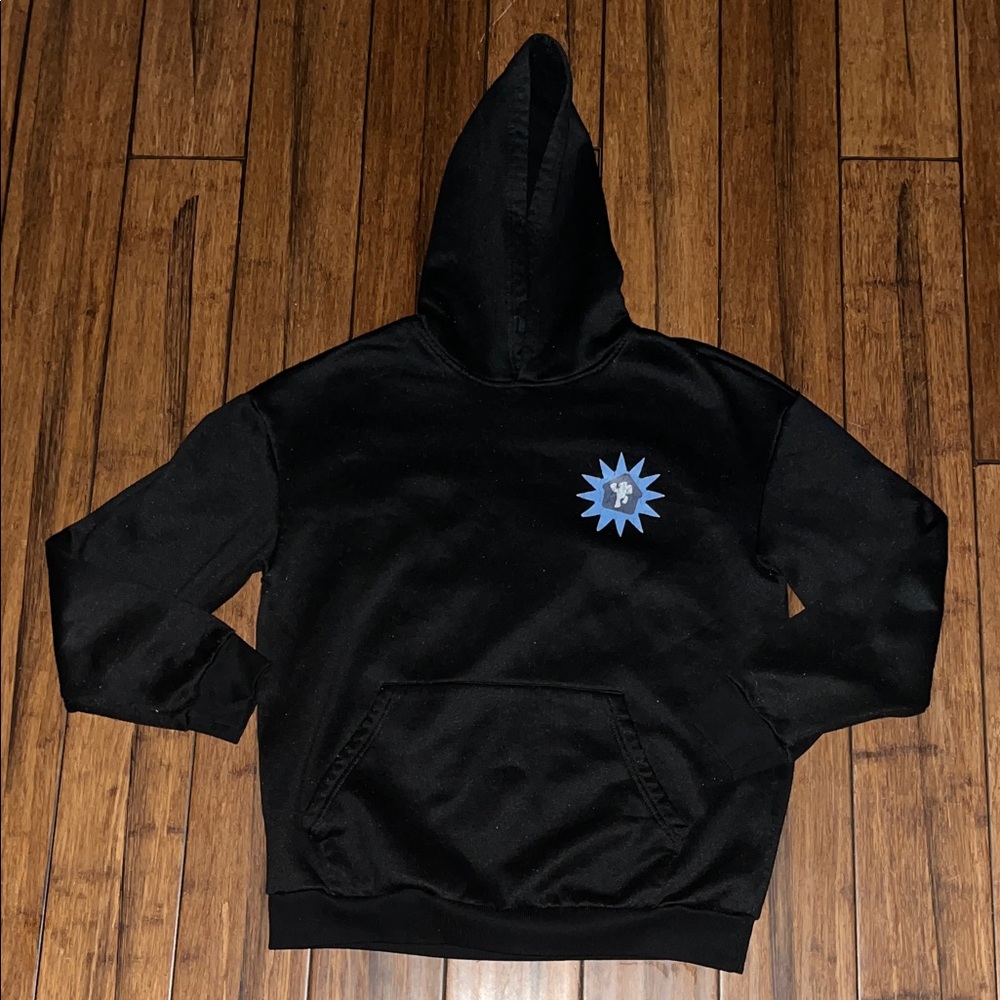 Black Hooded Men's Sweater